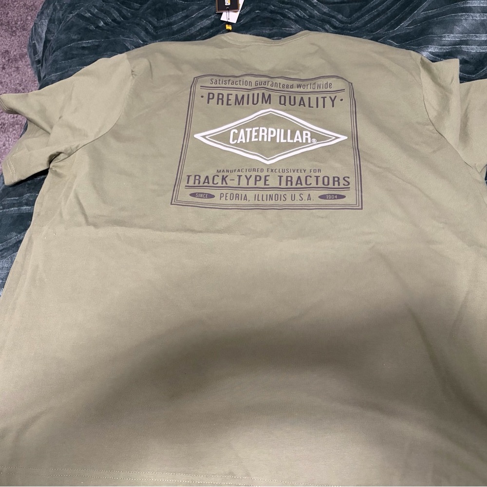 Caterpillar Men's XXL Short Sleeve Tee in Sage